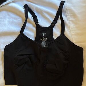 Active by Old Navy Black Racerback Sports Bra Size XL